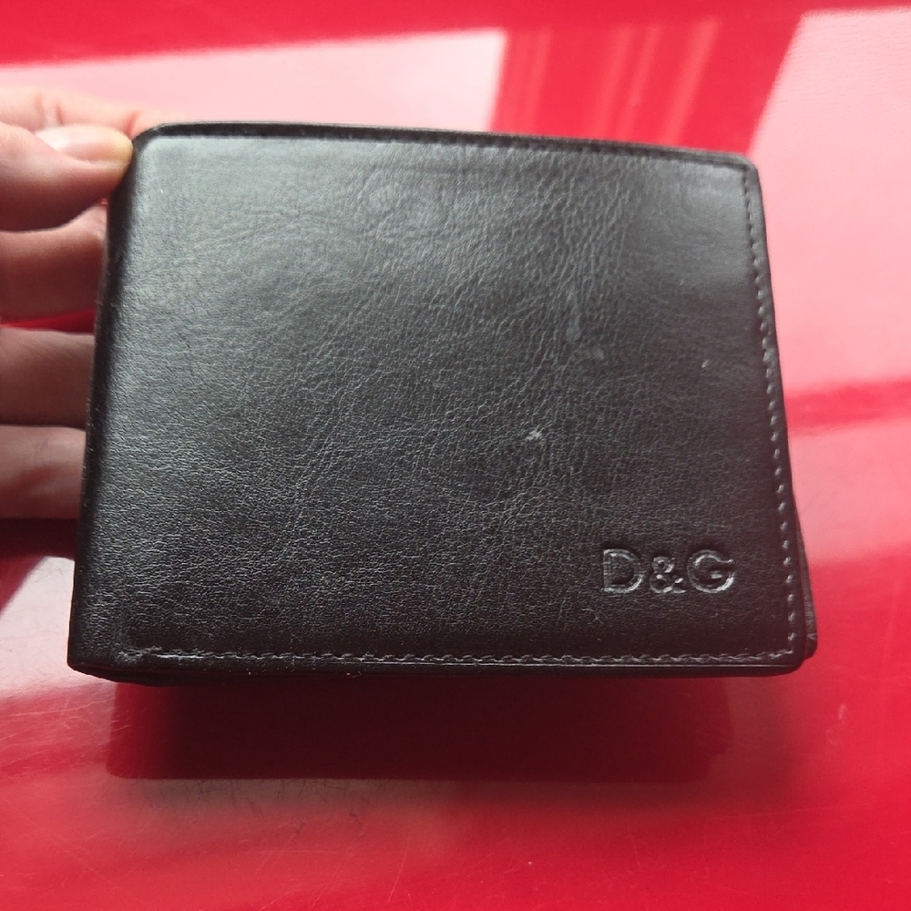 NWT Dolce & Gabbana Black Leather Wallet